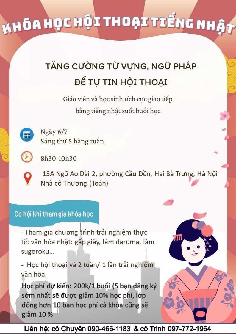 Tuyển thêm học viên